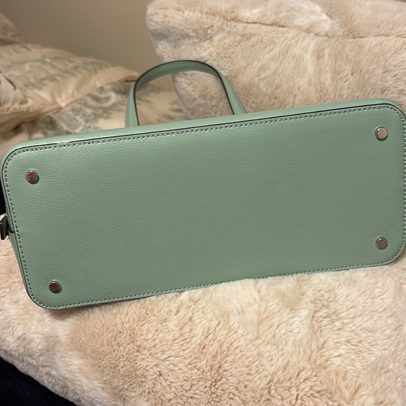 Kate Spade Authentic Mint Satchel Tote EUC see photos for measurements - Picture 9 of 16